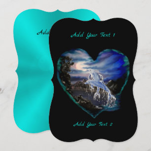 Baai bij nacht, Dolphin Love Kaart