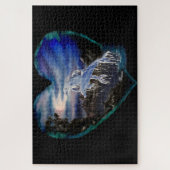 Baai bij nacht, Dolphin Love Legpuzzel (Verticaal)