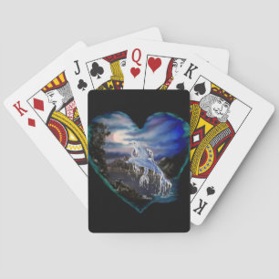 Baai bij nacht, Dolphin Love Pokerkaarten