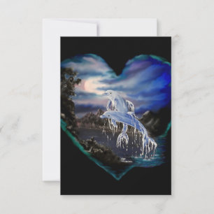 Baai bij nacht, Dolphin Love RSVP Kaartje