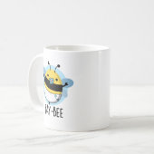 Baai-bijen Funny Baby Bee Pun Koffiemok (Voorkant links)