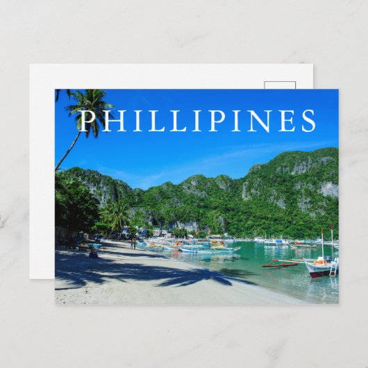 Baai El Nido Beach Briefkaart (Voorkant / Achterkant)