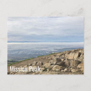 Baai Gebied Mission Peak Hike Top van Mountain Briefkaart