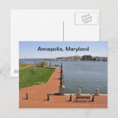 Baai in Annapolis, Maryland Briefkaart (Voorkant / Achterkant)