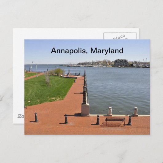 Baai in Annapolis, Maryland Briefkaart (Voorkant / Achterkant)
