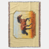 Baai met paardengeel deken (Voorkant Verticaal)