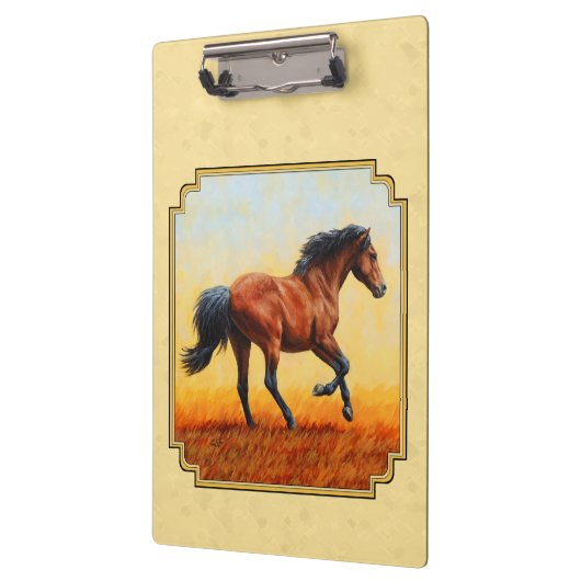 Baai met paardengeel klembord (Links)