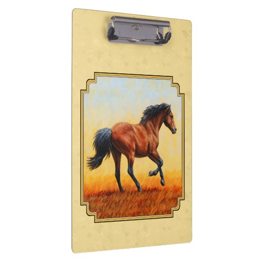 Baai met paardengeel klembord (Rechts)