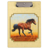 Baai met paardengeel klembord (Voorkant)