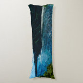 Baai op weg naar Hana Maui Hawaii Abstract Lichaamskussen (Voorkant Verticaal)