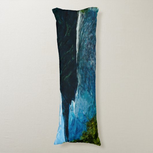 Baai op weg naar Hana Maui Hawaii Abstract Lichaamskussen (Voorkant Verticaal)