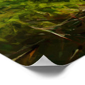 Baai op weg naar Hana Maui Hawaii Abstract Poster (Hoek)