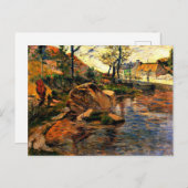 Baai tegenover de haven van Pont-Aven, Briefkaart (Voorkant / Achterkant)