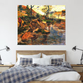 Baai tegenover Pont-Aven Haven, Poster Canvas Afdruk (Insitu (Slaapkamer))