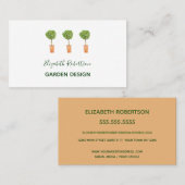 Baai Trio Tuinontwerp landschapsontwerp Visitekaartje (Voorkant / Achterkant)