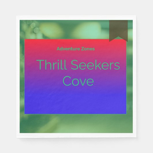 baai van de avonturenzones servet (Voorkant)