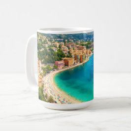 baai van de franse rivièra koffiemok