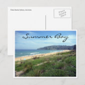 baai van de zomer briefkaart (Voorkant / Achterkant)