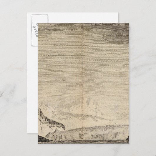 Baai van eigendom, Zuid-Georgië Briefkaart (Voorkant / Achterkant)