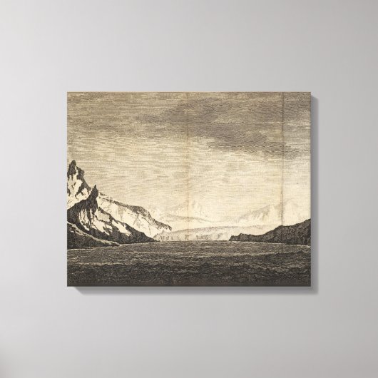 Baai van eigendom, Zuid-Georgië Canvas Afdruk (Voorkant)