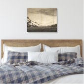 Baai van eigendom, Zuid-Georgië Canvas Afdruk (Insitu (Slaapkamer))