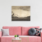 Baai van eigendom, Zuid-Georgië Canvas Afdruk (Insitu (Woonkamer))