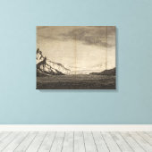 Baai van eigendom, Zuid-Georgië Canvas Afdruk (Insitu (Houten vloer))
