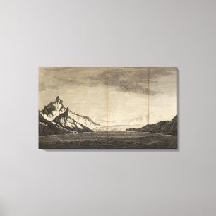 Baai van eigendom, Zuid-Georgië Canvas Afdruk