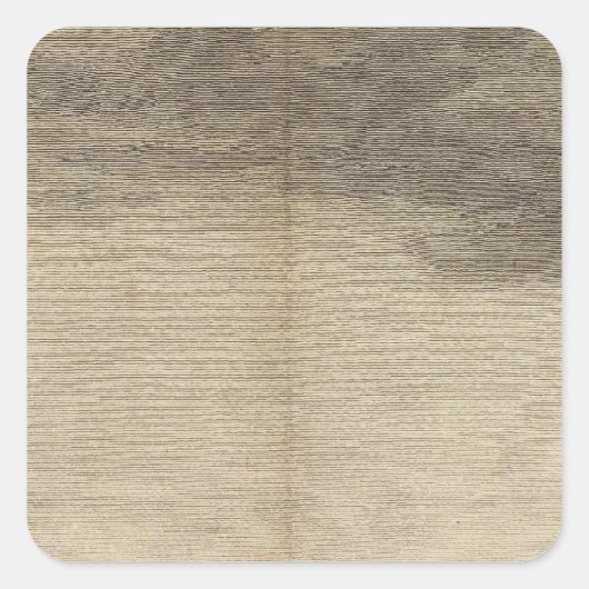 Baai van eigendom, Zuid-Georgië Vierkante Sticker (Voorkant)