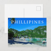 Baai van El Nido-strand Briefkaart (Voorkant / Achterkant)