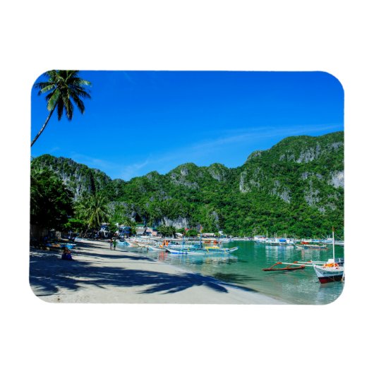 Baai van El Nido-strand Magneet (Horizontaal)