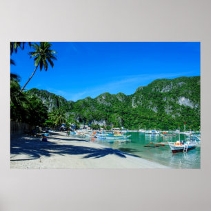 Baai van El Nido-strand Poster