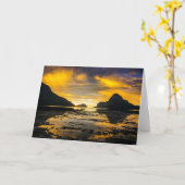 Baai van El Nido Sunset Kaart (Gele Bloem)