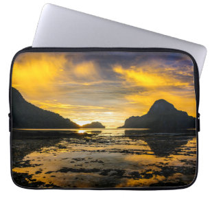 Baai van El Nido Zonsondergang Laptop Sleeve