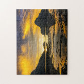 Baai van El Nido Zonsondergang Legpuzzel (Verticaal)