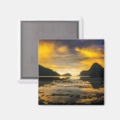 Baai van El Nido Zonsondergang Magneet (Voorkant / Achterkant)