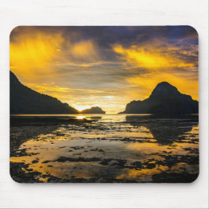 Baai van El Nido Zonsondergang Muismat
