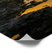 Baai van El Nido Zonsondergang Poster (Hoek)