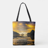 Baai van El Nido Zonsondergang Tote Bag (Achterkant)