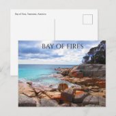 Baai van Fires, Tasmania, Australië Briefkaart (Voorkant / Achterkant)
