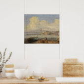 Baai van Genua (Bucht von Genual) Poster (Keuken)