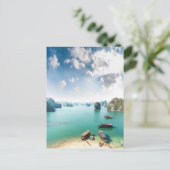 Baai van Ha Long Vietnam Briefkaart (Staand voorkant)