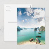 Baai van Ha Long Vietnam Briefkaart (Voorkant / Achterkant)