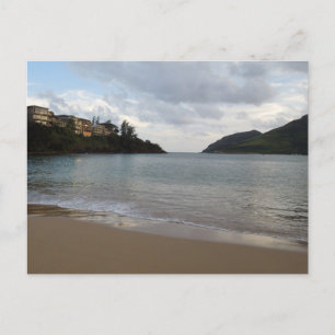 Baai van Kalapaki in Kauai, Hawaï Briefkaart