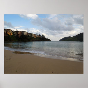 Baai van Kalapaki in Kauai, Hawaï Poster