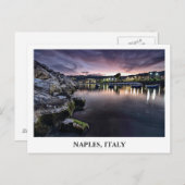 Baai van Napels in Italië Briefkaart (Voorkant / Achterkant)