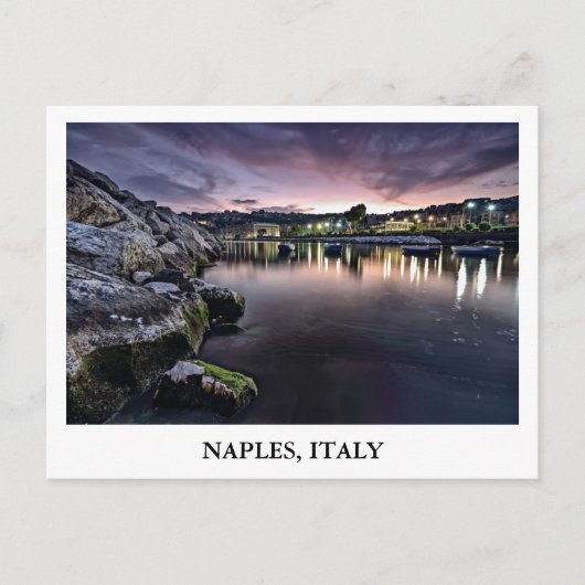 Baai van Napels in Italië Briefkaart (Voorkant)