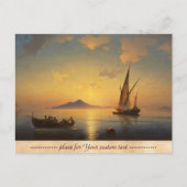 Baai van Napels Ivan Aivazovsky Briefkaart (Voorkant)