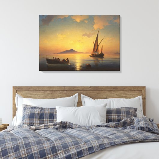 Baai van Napels Ivan Aivazovsky Canvas Afdruk (Insitu (Slaapkamer))