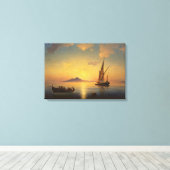 Baai van Napels Ivan Aivazovsky Canvas Afdruk (Insitu (Houten vloer))